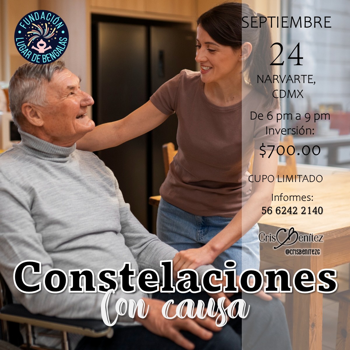 Constelaciones con Causa, 24 de septiembre, Narvarte CDMX